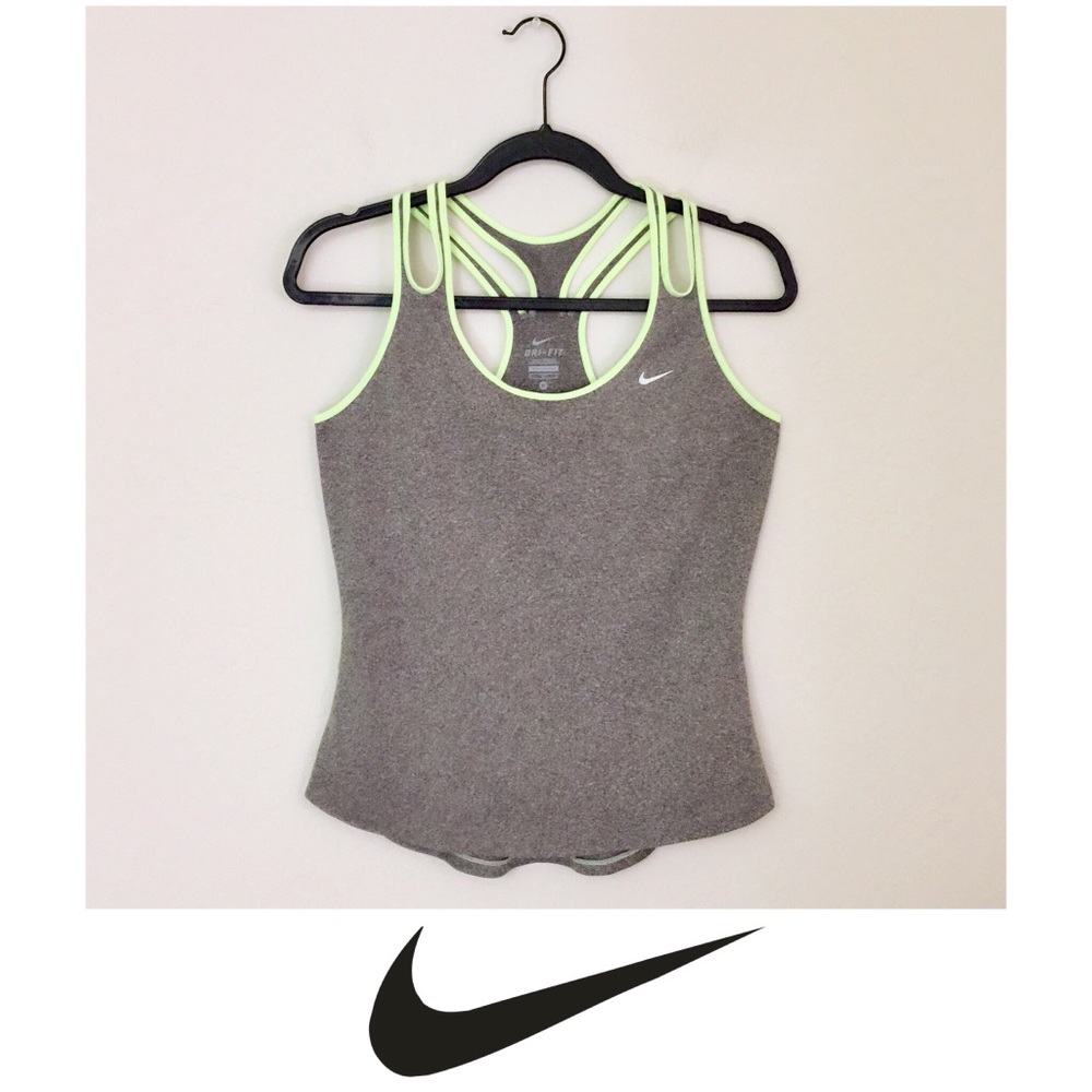 ⬇️NIKE DriFit Double Strap Racerback